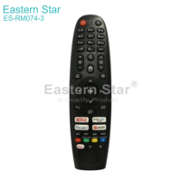 ES-RM074-3 universel de haute qualité prix usine Smart TV télécommande pour HDTV Smart TV contrôleur télécommandé