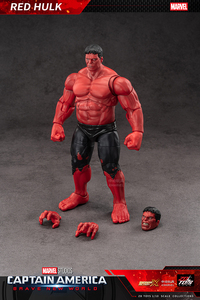 Nuovo Prodotto ZD Toys - Action Figure di <span class=keywords><strong>Hulk</strong></span> Rosso - Articolazioni Mobili - Scala 1/10 - Altezza 24cm - Product Image 2