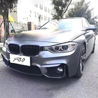Kit carrosserie F30 à F80 pour BMW F30 M3 2013-2018, jupes latérales, tuyau d'échappement, capot, aileron, calandre, kit carrosserie F30 M3