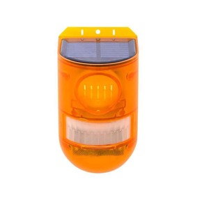<b>Solar</b> Led Alarm <b>Light</b> With <b>Motion</b> <b>Sensor</b> For Farm <b>Security</b> Animal Repellent Outdoor Use - Product Image 3