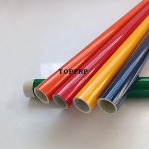 ท่อพลาสติกเสริมแรงใยแก้วเคลือบสีคุณภาพสูงแบบพัลทรูชั่น - Product Image 2