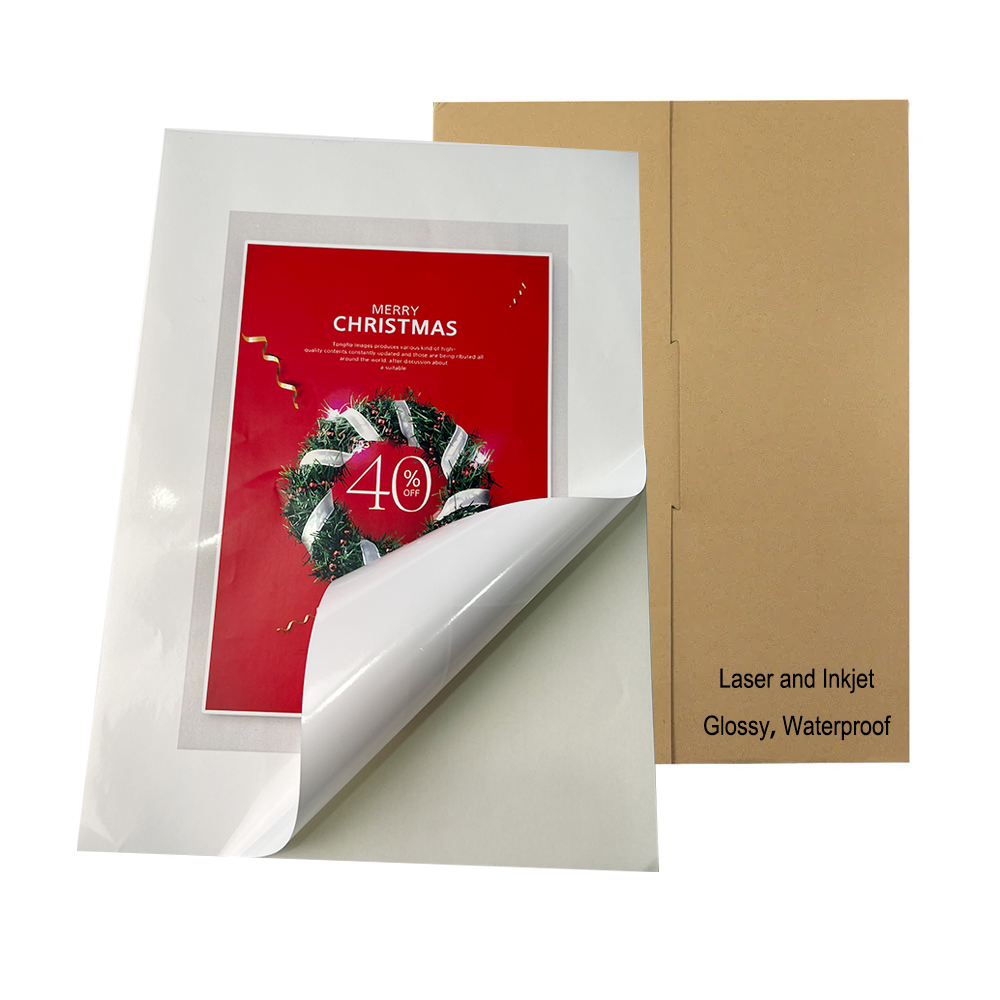 Etichetta impermeabile lucida