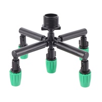 Système d'irrigation par brumisation de jardin, pulvérisateur atomisant avec eau, buse de brumisation à 5 voies, refroidissement, humidification, fournitures