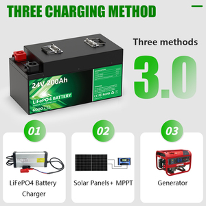 Batterie au phosphate d'énergie solaire 12V 24V 100AH 200AH 280AH 300AH en stock UE PL, batteries lithium-ion renouvelables LFP48100P 24V 200AH L - Product Image 3