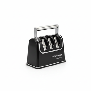 Affûteur de couteaux diamantés à 3 niveaux de 30cm Boîte à outils de cuisine à domicile avec logo personnalisé de 72 pierres à aiguiser en acier - Product Image 2
