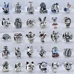 Perles breloques robot en argent S925 de haute qualité, 12 signes du zodiaque, idéales pour la création de bijoux bracelets DIY pour femmes avec chaîne serpent. - Product Image 6