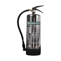 Nouveau design certifié BSI 1L 2L 6L 9L Extincteur à batterie au lithium pour une utilisation en voiture EV