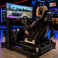 Setir Gaming Profesional Pintar 2026 USB untuk Latihan Dilengkapi Stand Kit Getaran Pedal Sim Racing Pxn V10 Mobil