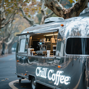 Carrito de Comida Móvil de Acero Inoxidable de Alta Calidad, Color Blanco, para Helados y Hot Dogs, 2025, OEM - Product Image 4