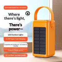 Batterie Externe en Plastique 22,5W à Charge Ultra-Rapide, Batterie Lithium Polymère, Quatre Câbles, Chargeur Portable Compact Universel – Vente en Gros
