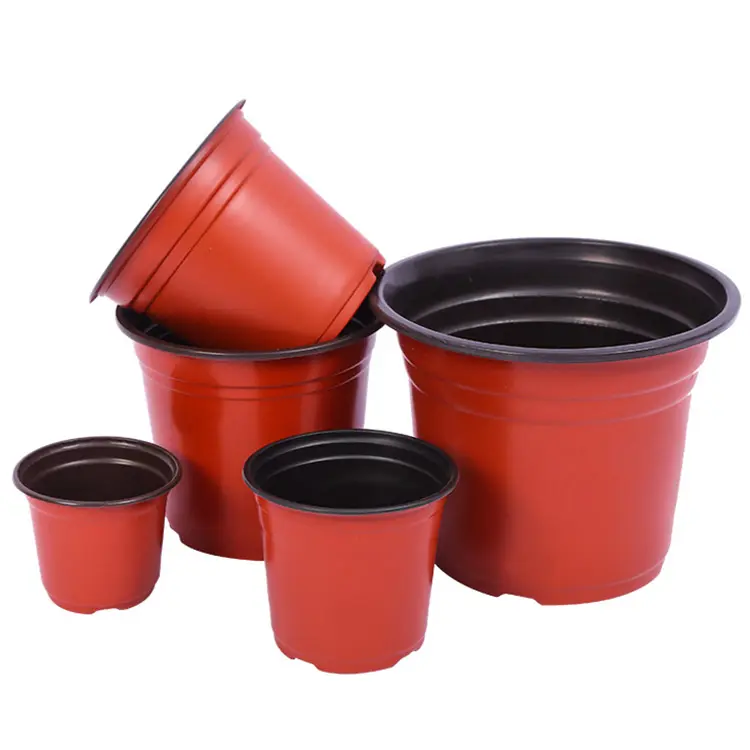 Naturix Bulk flowerpot plastic Thickened Polyresin Flowers Pots & Planters Outdoor Garden Plant Flower Plastic Flower Pot