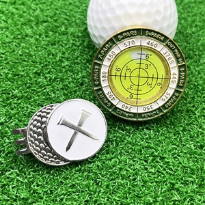 Portable Metal <b>Golf</b> Ball Marker With Level Green Slope Indicator Cap Clip For <b>Golf</b> Training Equipment - Product Image 3