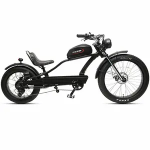 TXED500Wリアハブモーターチョッパータイプ電動バイク自転車