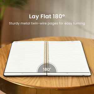 A5 Spiral Notebook 5x7 <b>Work</b> Journal 70 Sheets Leather Strap Cute Design Custom Logo Bulk Order Office School Supplies - Product Image 4