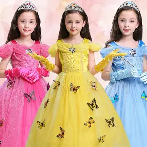 2022 disfraz para niños bonito tul niños niñas fiesta Cosplay puesta en escena elegante <span class=keywords><strong>princesa</strong></span> <span class=keywords><strong>Aurora</strong></span> Labelle vestidos para niños - Product Image 1