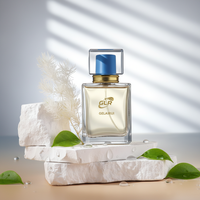 Flacons de parfum de luxe vides en verre avec bouchon en acrylique, disponibles en 50 ml et 100 ml, personnalisables