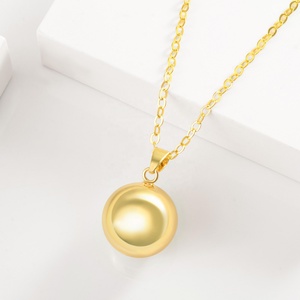 Vente directe d'usine brevet exclusif mexicain harmonie <span class=keywords><strong>Bola</strong></span> boule pendentif plaqué or bijoux collier pour les femmes enceintes - Product Image 3