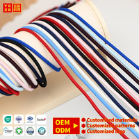 Cordon élastique rond fin de 3 mm en gros, cordon élastique personnalisé en poly, cordon de serrage OEM pour pantalons de survêtement et vêtements à capuche