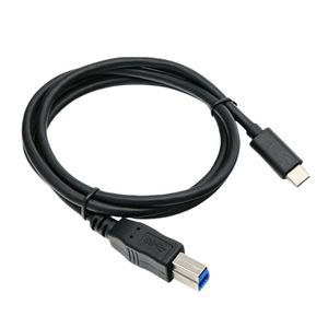 Cable de datos tipo C a USB 3,0, 0,5 m, negro, blindaje trenzado de cobre puro para teléfono móvil, disco duro, impresora - Product Image 3