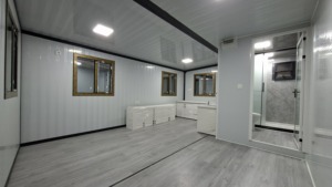 <span class=keywords><strong>Maison</strong></span> conteneur préfabriquée modulaire <span class=keywords><strong>en</strong></span> acier, appartement-cabine au design moderne, avec salle <span class=keywords><strong>de</strong></span> bain et cuisine extensibles, pour chantier <span class=keywords><strong>de</strong></span> <span class=keywords><strong>construction</strong></span> - Product Image 3