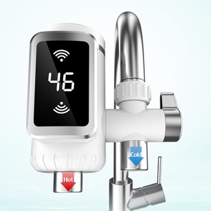 Instant <b>Tap</b> Heat Led Digital <b>Plastic</b> Instant Electric Heating <b>Tap</b> Instant Electric Hot Water Faucet Single Handle Wall-Mounted - Product Image 5