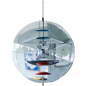 For Verpan VPGlobe Danish Designer Iron Chandelier Nordic Style Globe <b>Light</b> Fixture for Home for Living Room <b>Dining</b> Table or Bar - Product Image 6