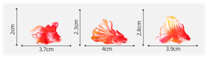 Art mixte océan Fengshui résine Koi poisson rouge Sculpture Miniature ornement pour porte-clés pendentif jardin Aquarium réservoir <span class=keywords><strong>d</strong></span>écor enfant jouet - Product Image 6