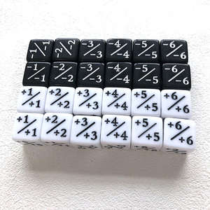 Bulk Magic le jeu acrylique polyédrique carré D6 16mm compteur de dés à six faces - Product Image 5