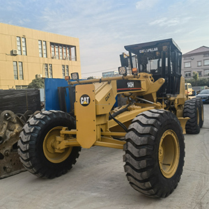 Niveladora de motor Caterpillar 140H usada de alta calidad con caja de cambios de bomba de motor Componentes de núcleo PLC Modelos de precio bajo 140G y 140K Venta - Product Image 4