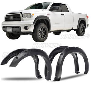 Garde-boue et extensions d'ailes pour Toyota Tundra 2007-2013, protection anti-éclaboussures noire pour les versions Base, SR5, Platinum, Limited - Product Image 1