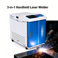 Machine de soudage au laser à fibre portable 1500W, mini, portative, refroidie par eau, faible bruit, garantie 1 an, état neuf