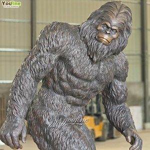 Escultura Bigfoot de estatua de bronce para decoración de jardín al aire libre de gran tamaño - Product Image 6