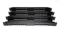 Terlaris 16 Port Panel Tambalan UTP CAT.5e Cat6 1U 19 Inci 24Port 48 Port Keystone Jack Panel Patch untuk Netwok Kabinet