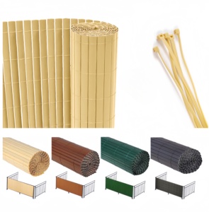 Large Size Double Face Expandable Removable PVC Eco-Friendly Nature Balcony Divider Screen UV Protected Patio <b>Fence</b> Deck Privacy - Product Image 1