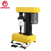 Machine de scellage semi-automatique pour boîtes de conserve de thon Chuck TDFJ-160, scelleuse manuelle pour boîtes de conserve en aluminium, équipement de mise en conserve neuf