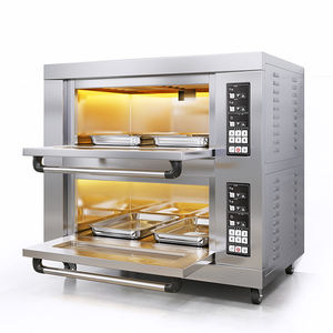 Horno de una sola capa de gran capacidad, panadería industrial comercial, horno eléctrico para hornear pan y <span class=keywords><strong>pizza</strong></span> - Product Image 5