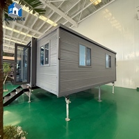 Rumah Kontainer Prefabrik RELYANCE yang Dapat Diperluas 10ft 20ft 30ft 40ft 2 4 5 Kamar Tidur Modern Garansi 3 Tahun Harga Terjangkau Dapat Dipasang di Trailer