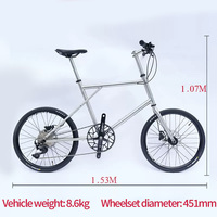 Câblage interne en alliage de titane 451 ; Freins à disque prêts pour la route pour vélos à petites roues, pour l'ensemble du véhicule