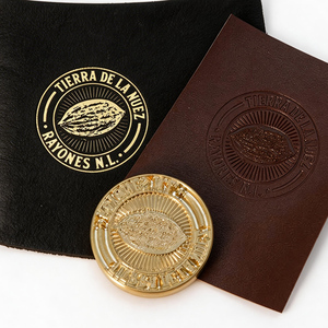 Matrice de gaufrage à chaud en laiton gravée, logo personnalisé, moule en cuivre pour le cuir, le bois, le plastique - Product Image 3