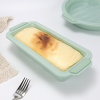 Moule à pain rectangulaire en silicone résistant à la chaleur, compatible four, pour toast et gâteaux, passe au lave-vaisselle, outil de cuisson