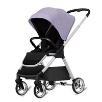 Poussette légère pour bébé, pliable, siège réversible, cadre en alliage d'aluminium, poussette pour nouveau-nés et enfants, possibilité de s'asseoir ou de se coucher