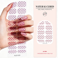 Huizi – Nouveaux designs de bandes de gel pour ongles durables, sans UV, à séchage naturel