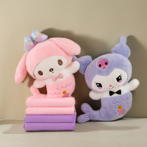 Được Cấp Phép Kuromi Đa Sử Dụng Sang Trọng Đồ Chơi Nhồi Bông Chức Năng Kép Trẻ Em Còn lại Chăn Ngoài Trời Làm Mát Đệm Trang Trí Gối - Product Image 6