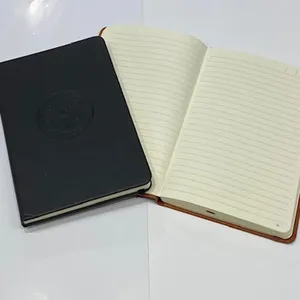 China Fabriek Custom Softcover Goedkope Bulk Pu Notebooks Gepersonaliseerde Agenda Custom A5 Pu Lederen Hardcover Notebook Met Pen