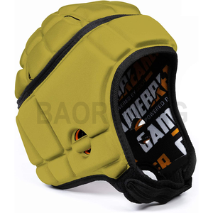 Casque De Rugby Ultra Léger Respirant - Protection Tête Douce Réglable, Neuf