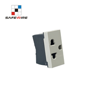 Boîte à interrupteur et prise murale étanche IP55 Safewire F1 avec 1 prise 220-250V pour usage extérieur