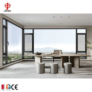 NFRC USA Standard fenêtres à battant à <span class=keywords><strong>double</strong></span> <span class=keywords><strong>vitrage</strong></span> balançoire moderne vente en gros insonorisé impact d'ouragan aluminium acier inoxydable - Product Image 4