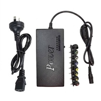 Adaptateur secteur AC/DC haute efficacité 12V-24V 5A 96W à 7 niveaux de réglage, prise US AU UK, pour tous types d'ordinateurs portables