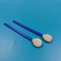 Éponge à pointe en mousse sans peluches 708 à manche bleu pour le nettoyage des imprimantes et des voitures, idéale pour l'élimination de l'encre