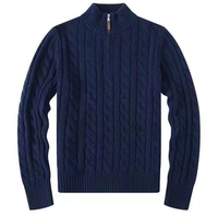 Maglioni Personalizzati da Donna 100% Cotone con Mezza Zip, Pullover Lavorato a Maglia per Ufficio e Abbigliamento Casual Invernale, Produttore Personalizzato